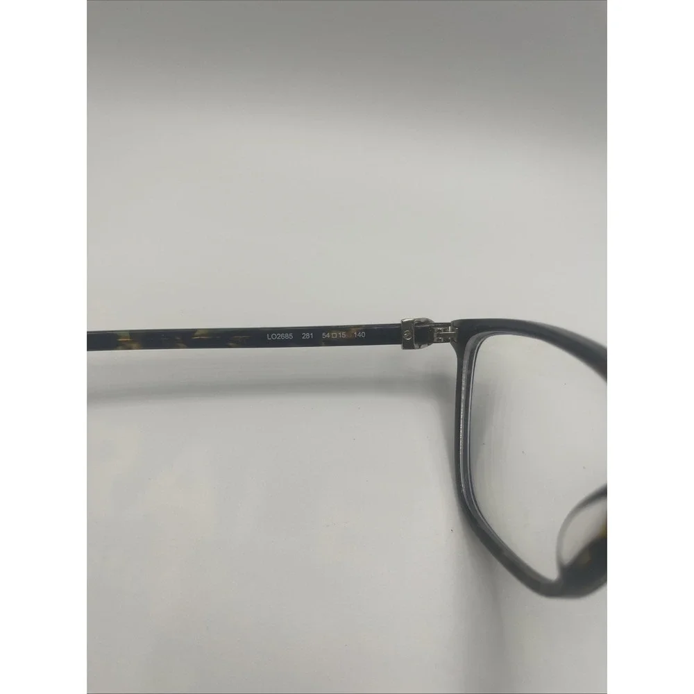 Longchamp LO2685 Designer Eyeglasses Frames 54-15-140 Marble/Blue Havana 281 633